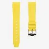 Yellow FKM rubber strap for Rolex.