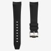 Black rubber strap for swatch x Blancpain Fifty Fathoms