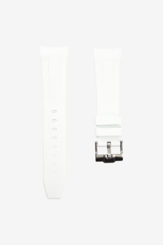 White rubber strap for swatch x Blancpain Fifty Fathoms