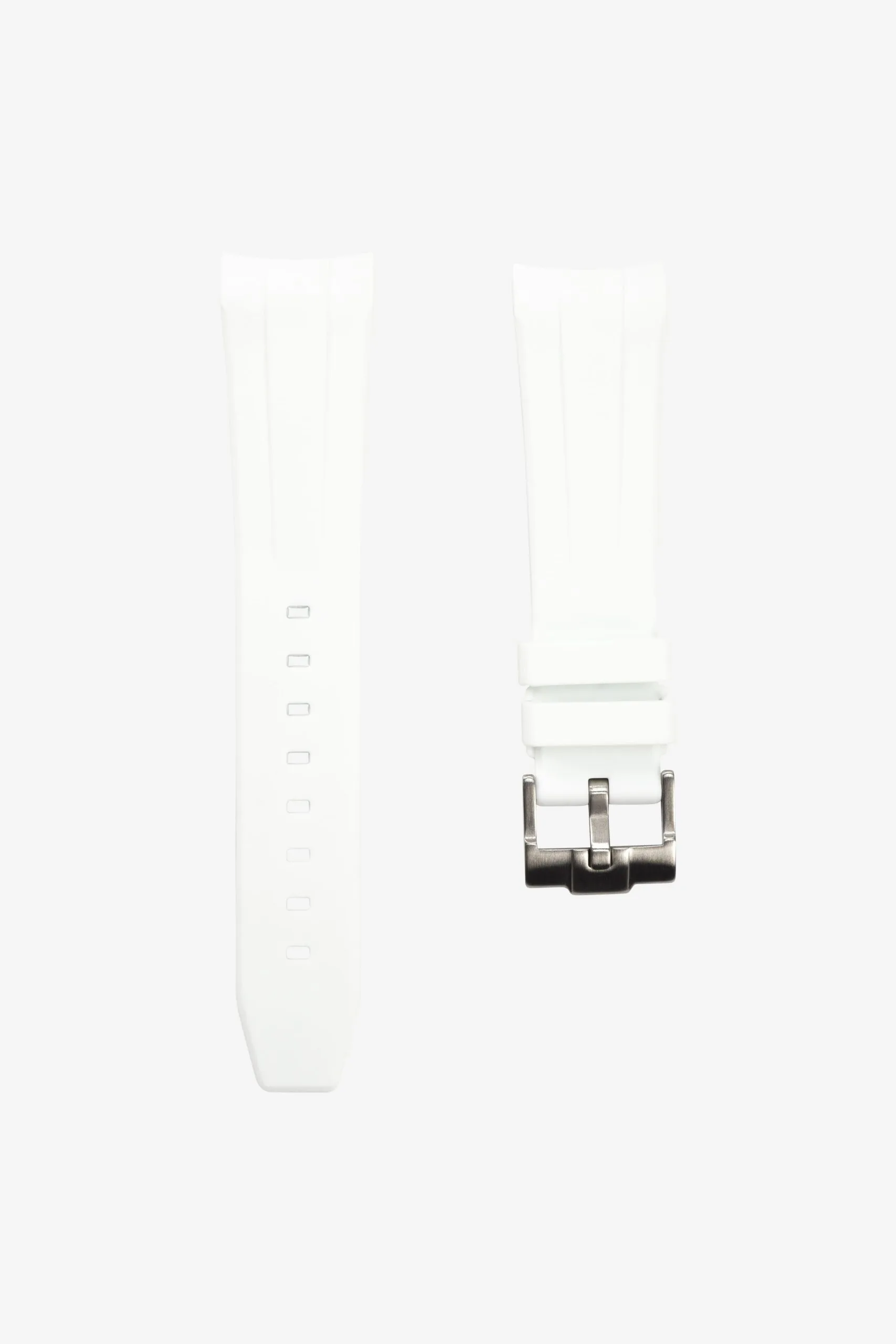 White rubber strap for swatch x Blancpain Fifty Fathoms