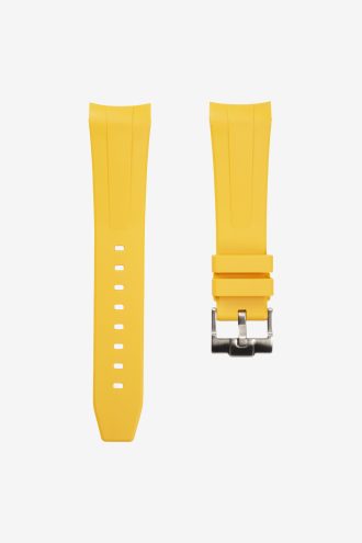 Yellow rubber strap for swatch x Blancpain Fifty Fathoms