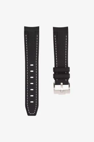 Squale Watch Strap - Monaco - Black