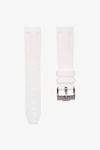 Squale Watch Strap - Monaco - White