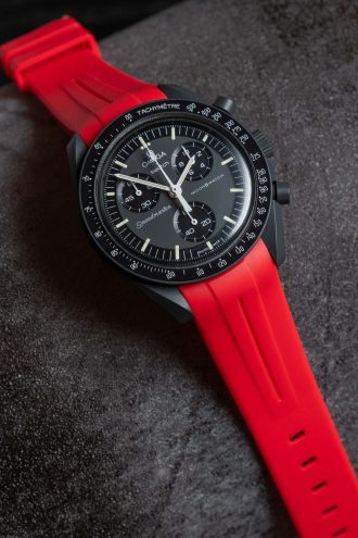 Red Grand Prix Rubber Strap