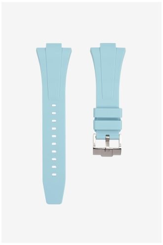Light Blue rubber strap for Tissot PRX