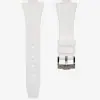 White rubber strap for Tissot PRX