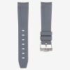 Grey rubber strap for swatch x omega moonswatch