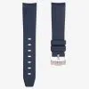 Navy rubber strap for swatch x omega moonswatch