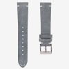 Grey suede watch strap