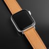 apple watch band - light brown - leather strap - watch strap - epsom leather