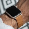 apple watch band - light brown - leather strap - watch strap - epsom leather