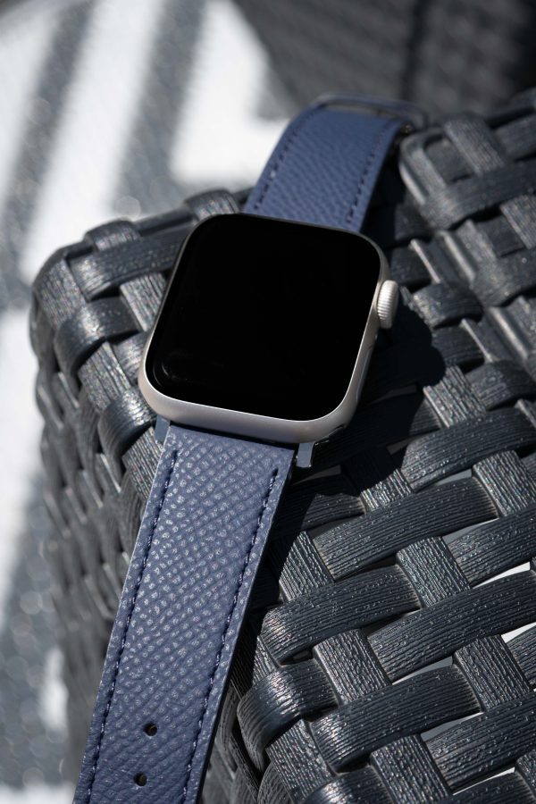 Apple watch band - Navy Blue - leather strap - watch strap - epsom leather